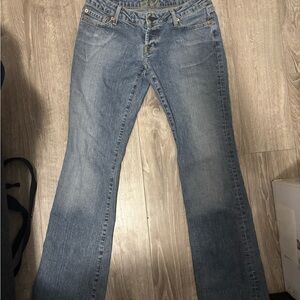 Seven7 Women's Light Blue Boot Cut Jeans